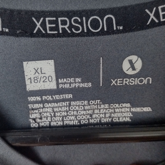 Xersion Boys Gray Graphic T-Shirt Size XL - Picture 2 of 5